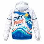 Custom Name Florida Coastal State Pride Florida Running Windbreaker Jacket