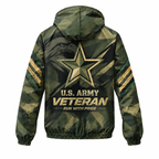 Custom Name Army Star Tactical Runner Running Windbreaker Jacket