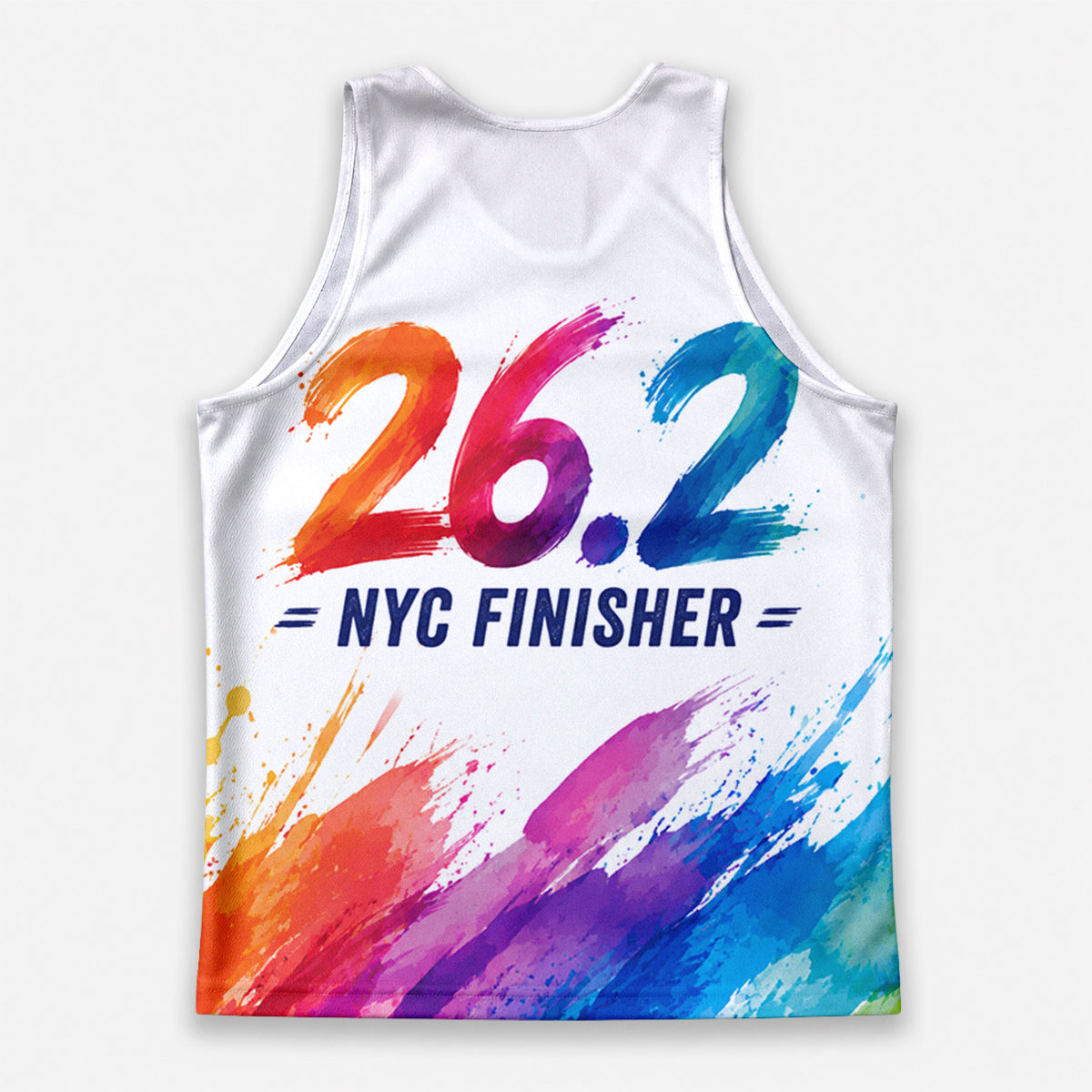 Watercolor Skyline The NYC Race Day Running Tank Top