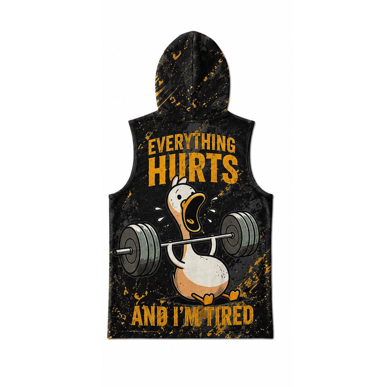 Everything Hurts Men's Workout Hooded Tank Top