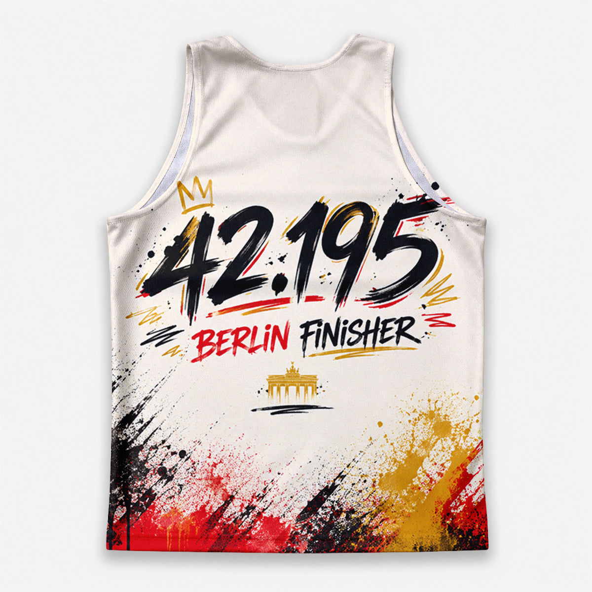 Street Art Graffiti Berlin Wettkampftag Lauf-Tanktop