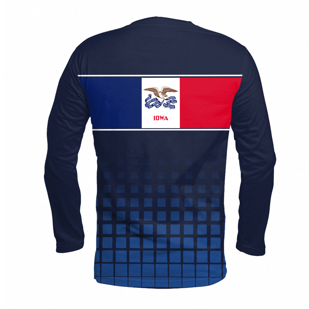 Iowa State Pride Long Sleeve Running T-Shirt