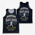 Funny Dad Running Tank Top Run On Dad Bod Tech Singlet