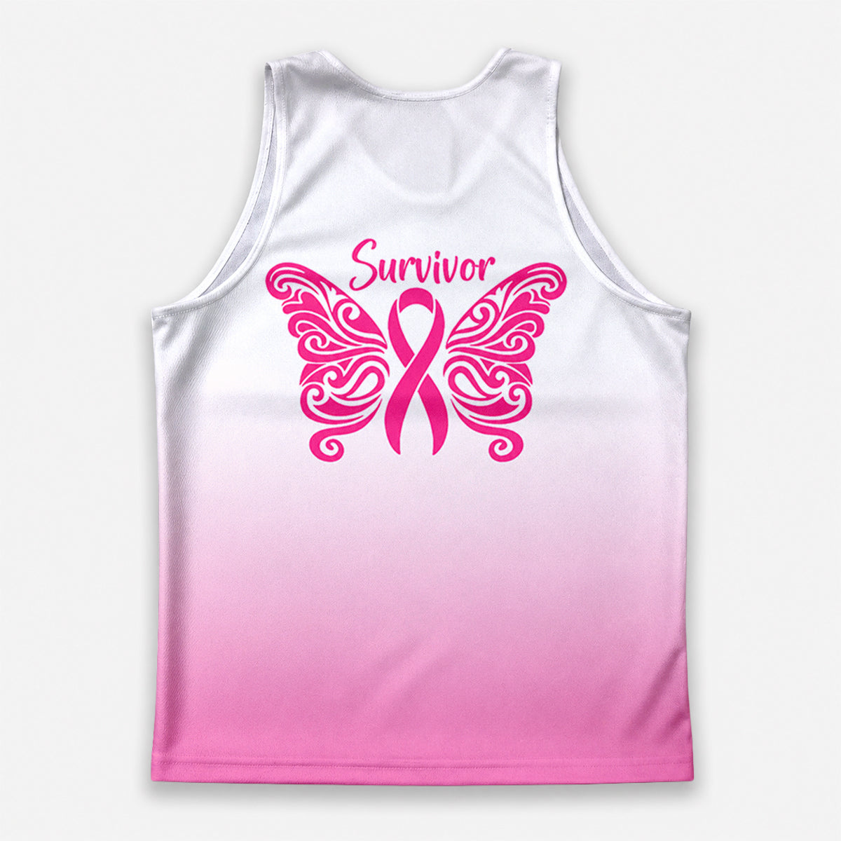 Cancer Fighter Running Tank Top Breast Cancer Survivor Running Singlet for Men and Women