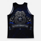 Men's Running Tank Top Police Never Forgotten Running Singlet
