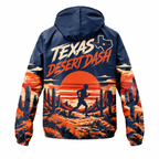 Custom Name Texas Desert Dash Running Windbreaker Jacket
