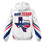 Custom Name Texas State Outline Pace Running Windbreaker Jacket