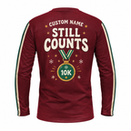 Custom Name Sleighing It Slowly Running Long Sleeve Shirt