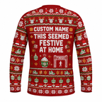 Custom Name Ho Ho Nope Running Long Sleeve Shirt
