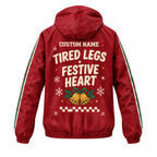 Custom Name Fa La La La Legs Running Windbreaker Jacket