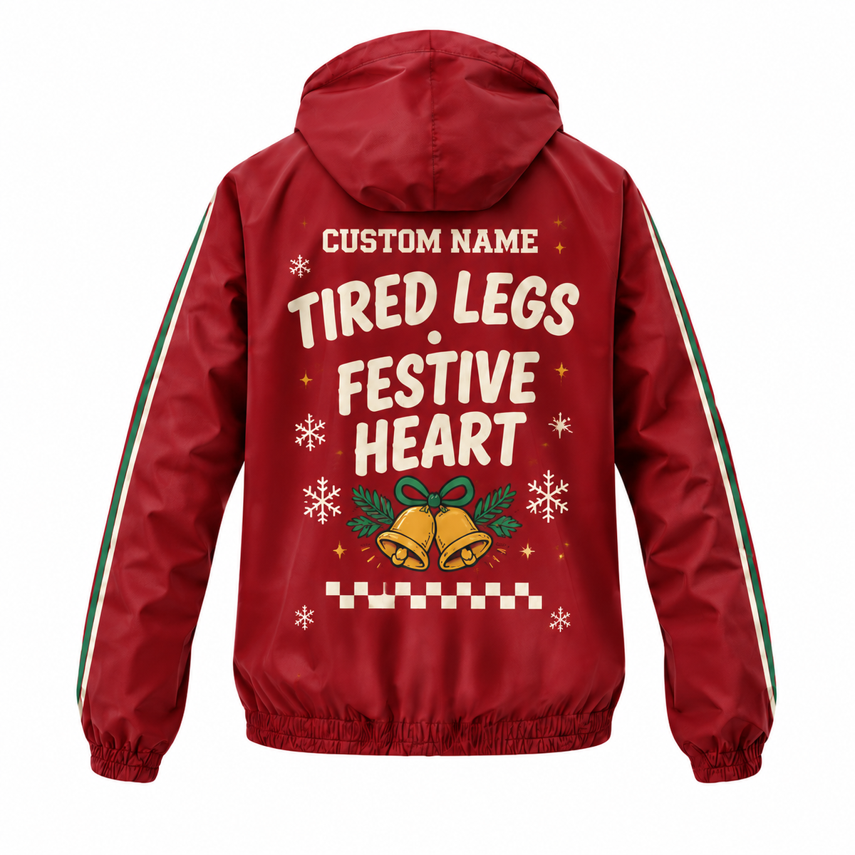 Custom Name Fa La La La Legs Running Windbreaker Jacket