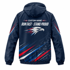 Custom Name Freedom Motion Jacket Running Windbreaker Jacket