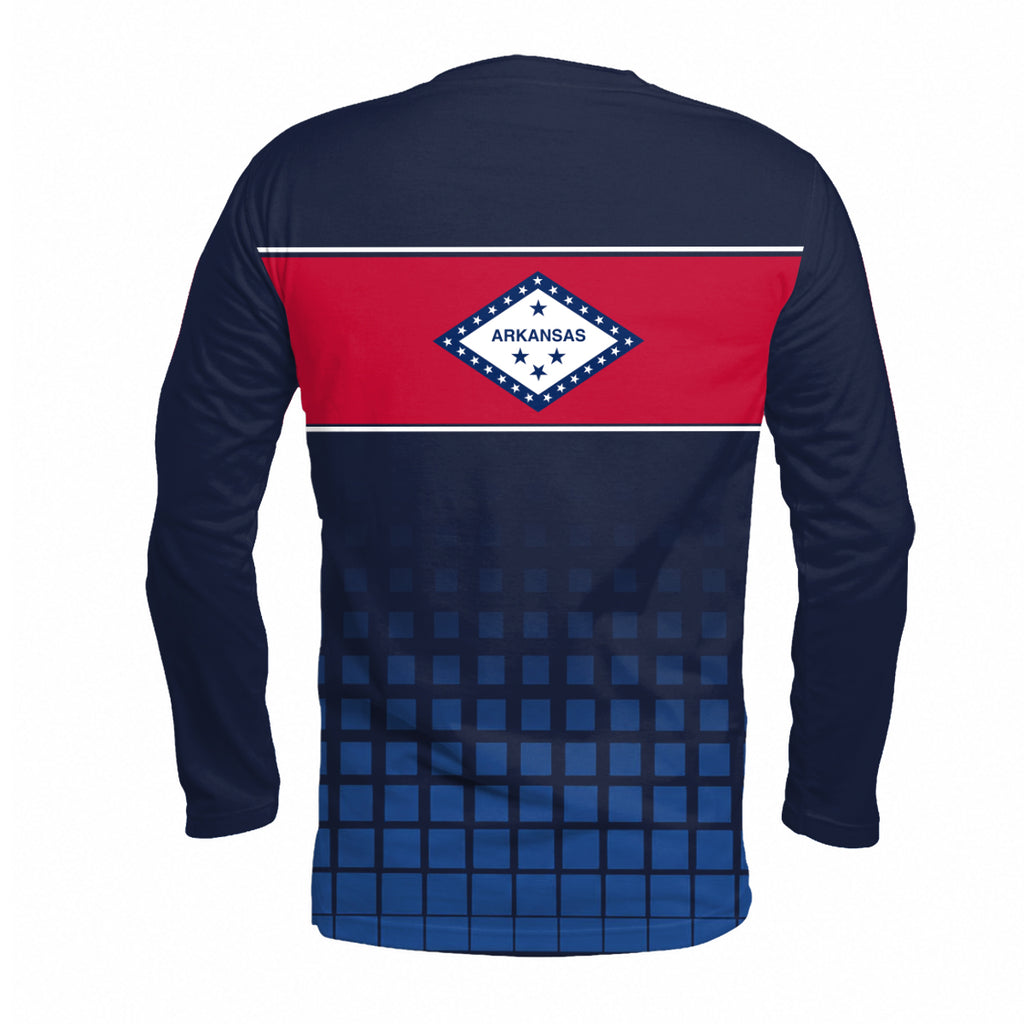 Arkansas State Pride Long Sleeve Running T-Shirt