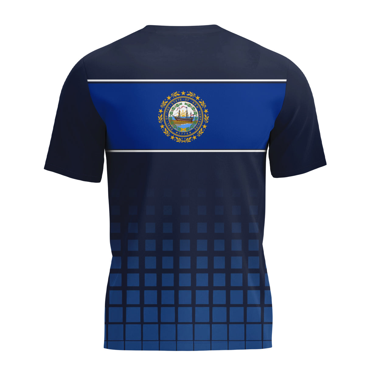 New Hampshire State Pride Tech Running T-Shirt