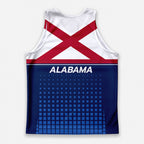 Patriotic Tech Running Tank Top - Alabama State Pride Running Singlet