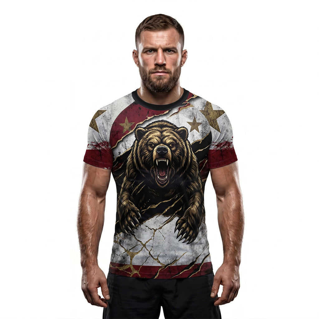 Golden State Warrior BJJ Rash Guard