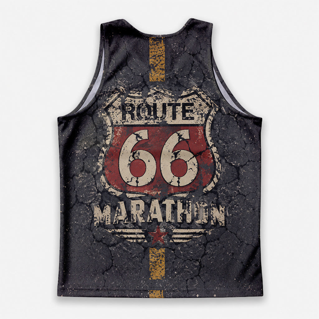 Route 66 Highway California State Running Tank Top