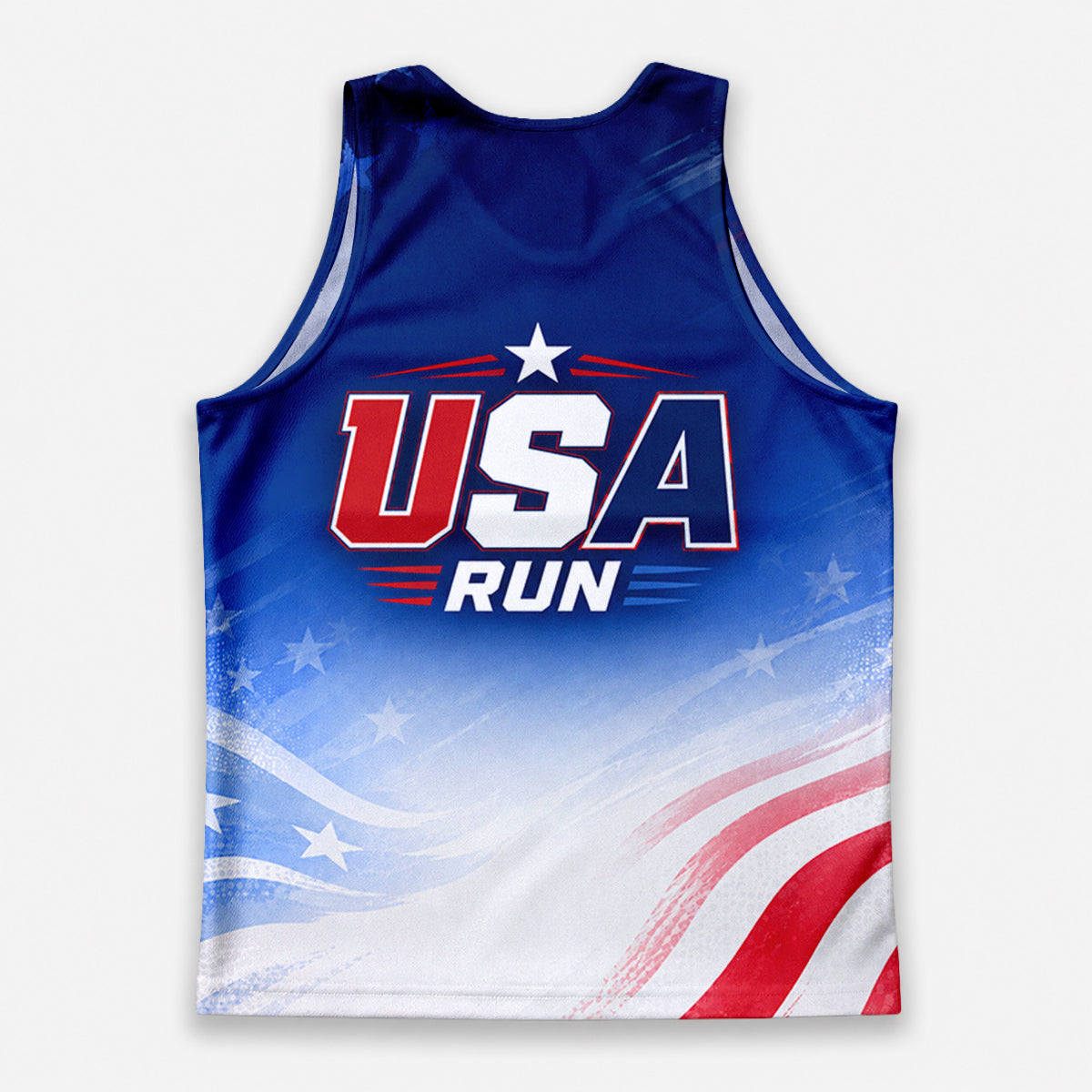 Patriotic Tech Running Tank Top - USA Running Singlet