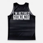 Retirement Running Tank Top Have Fun at Work Tomorrow Running Singlet for Men and Women