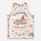 Teacher Running Tank Top Teaching Miles With Heart Tech Running Singlet
