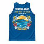 Custom Name Miles Aloha Island Victory Running Tank Top