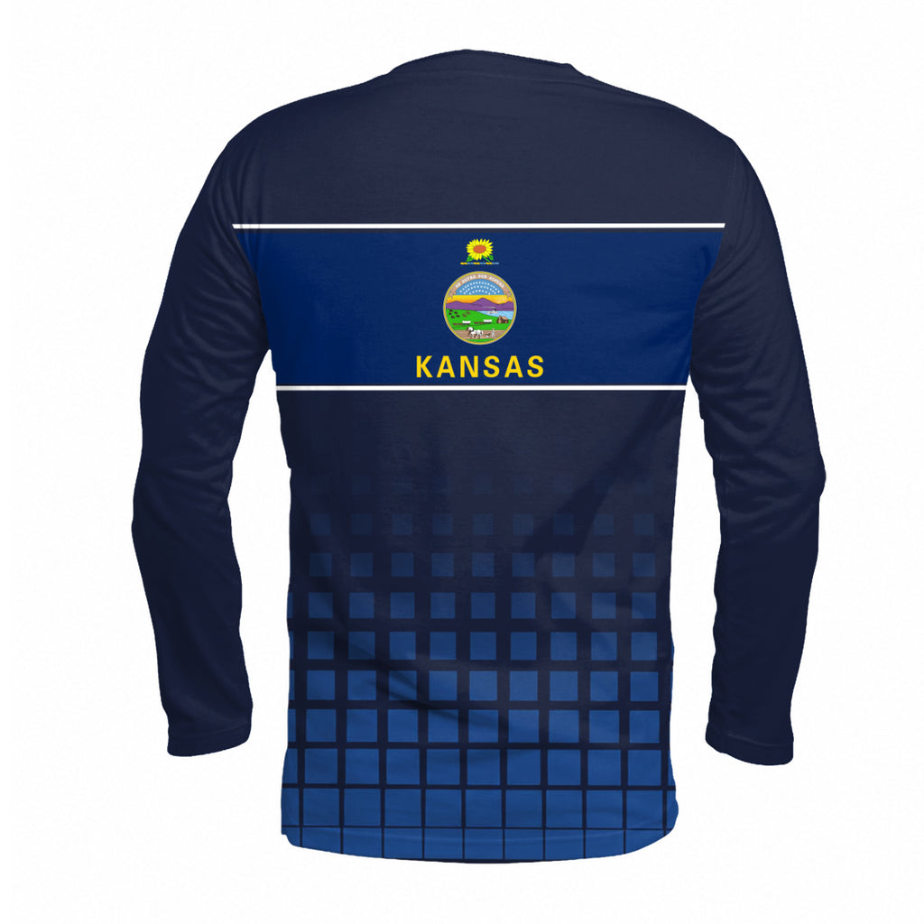 Kansas State Pride Long Sleeve Running T-Shirt