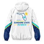 Custom Name Florida Minimal Sunshine Florida Running Windbreaker Jacket