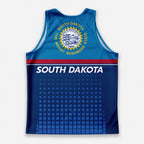 Patriotic Tech Running Tank Top - South Dakota State Pride Running Singlet