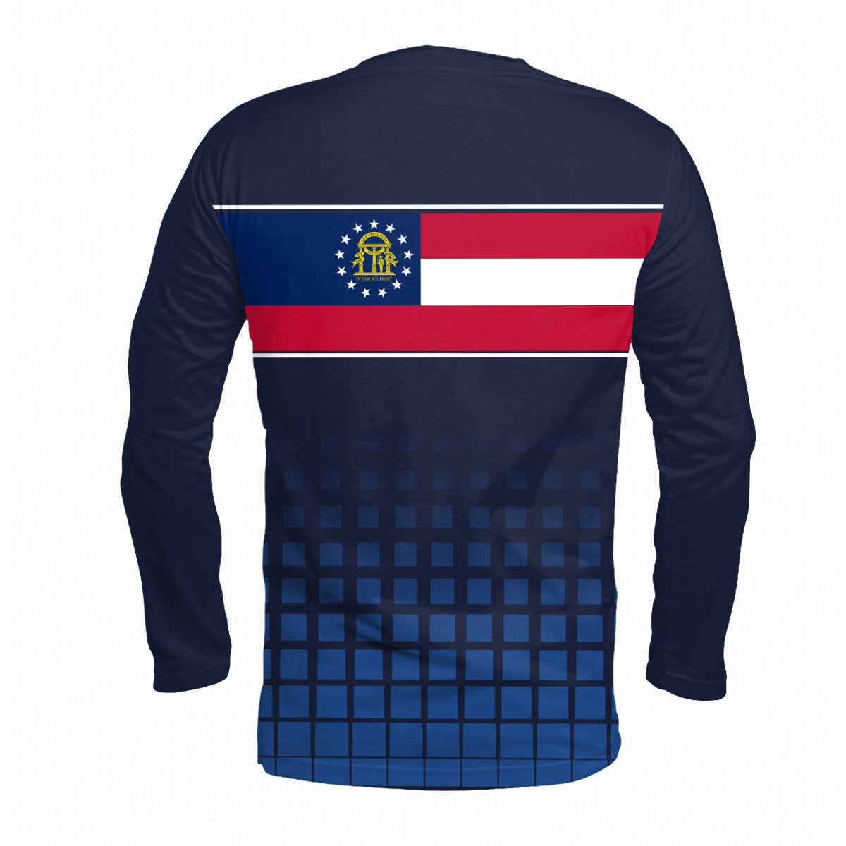 Georgia State Pride Long Sleeve Running T-Shirt