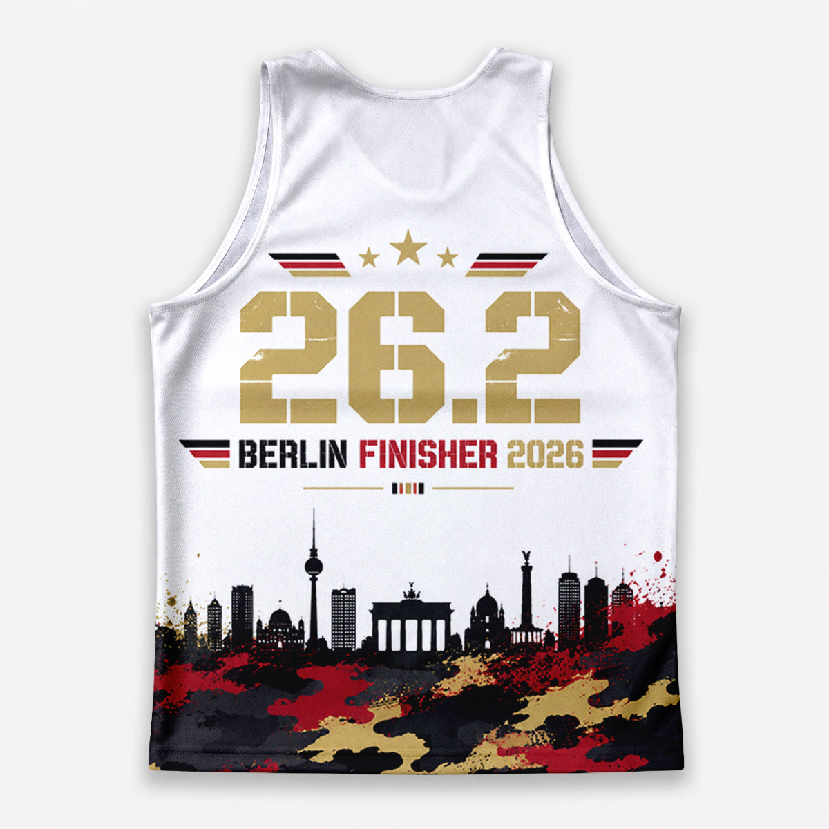 Urbanes Camouflage Berlin Wettkampftag Lauf-Tanktop