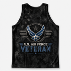 Veteran Running Tank Top - US Air Force Veteran V3 Tech Singlet