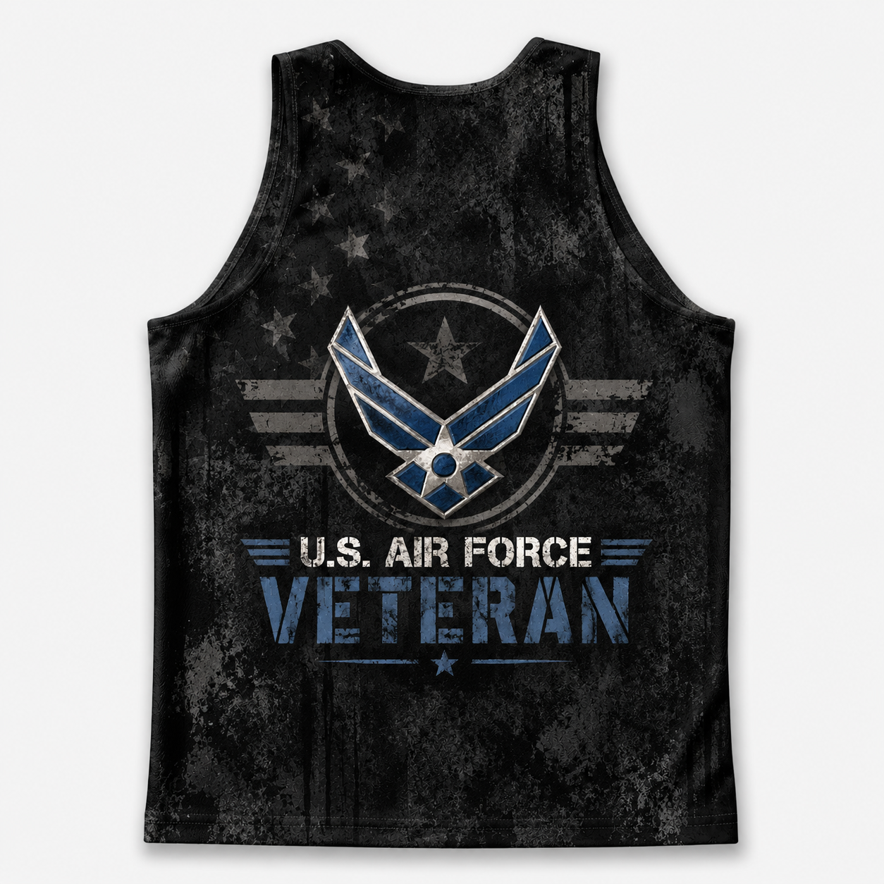 Veteran Running Tank Top - US Air Force Veteran V3 Tech Singlet