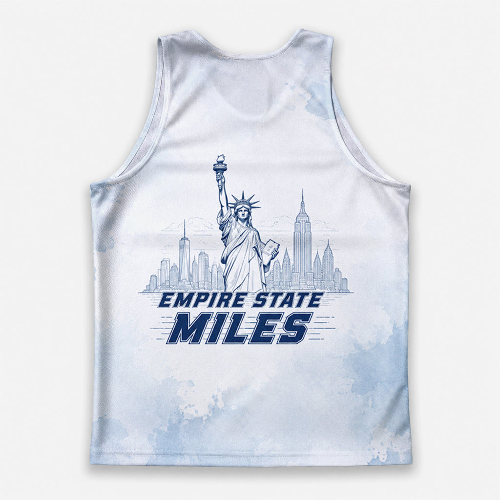 Liberty Watercolor Cityscape New York Running Tank Top