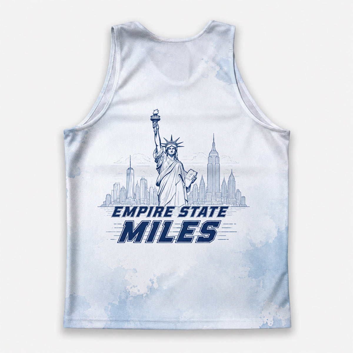 Liberty Watercolor Cityscape New York Running Tank Top