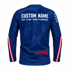 Custom Name Run United Running Long Sleeve Shirt
