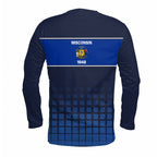 Wisconsin State Pride Long Sleeve Running T-Shirt
