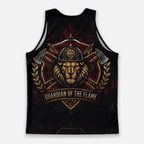 Men's Running Tank Top Firefighter Guardian Of The Flame Running Singlet V3
