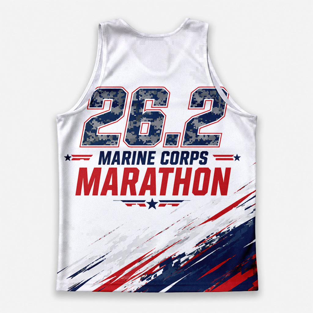 Semper Fi Endure The Marine Corp Race Day Running Tank Top