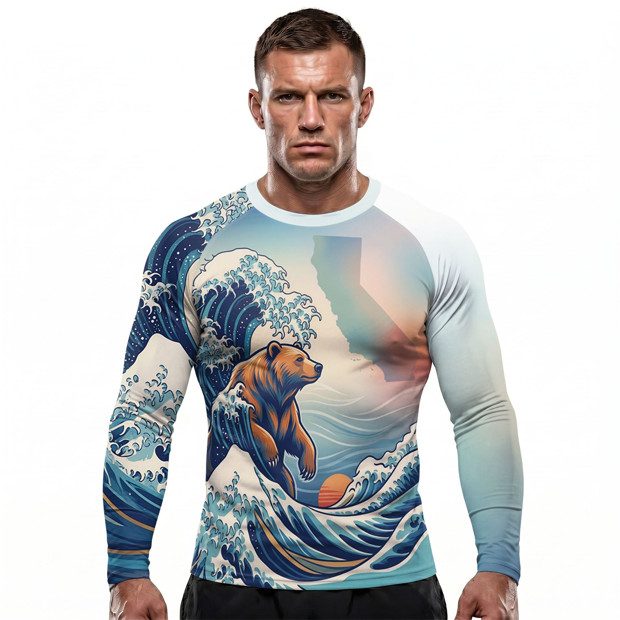 Pacific Fight Spirit BJJ Rash Guard