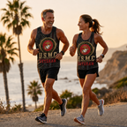 Veteran Running Tank Top - US Marine Corps Veteran V8 Tech Singlet