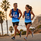 Diabetes Fighter Running Tank Top Run On Jesus and Insulin Running Singlet for Men and Women