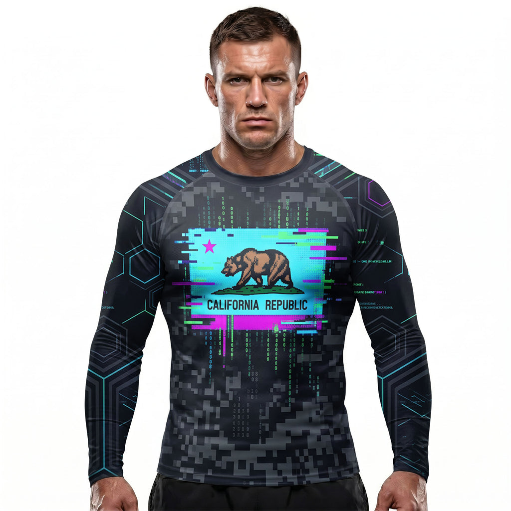 California Combat Code BJJ Rash Guard