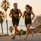 Golden State Map California State Running Tank Top