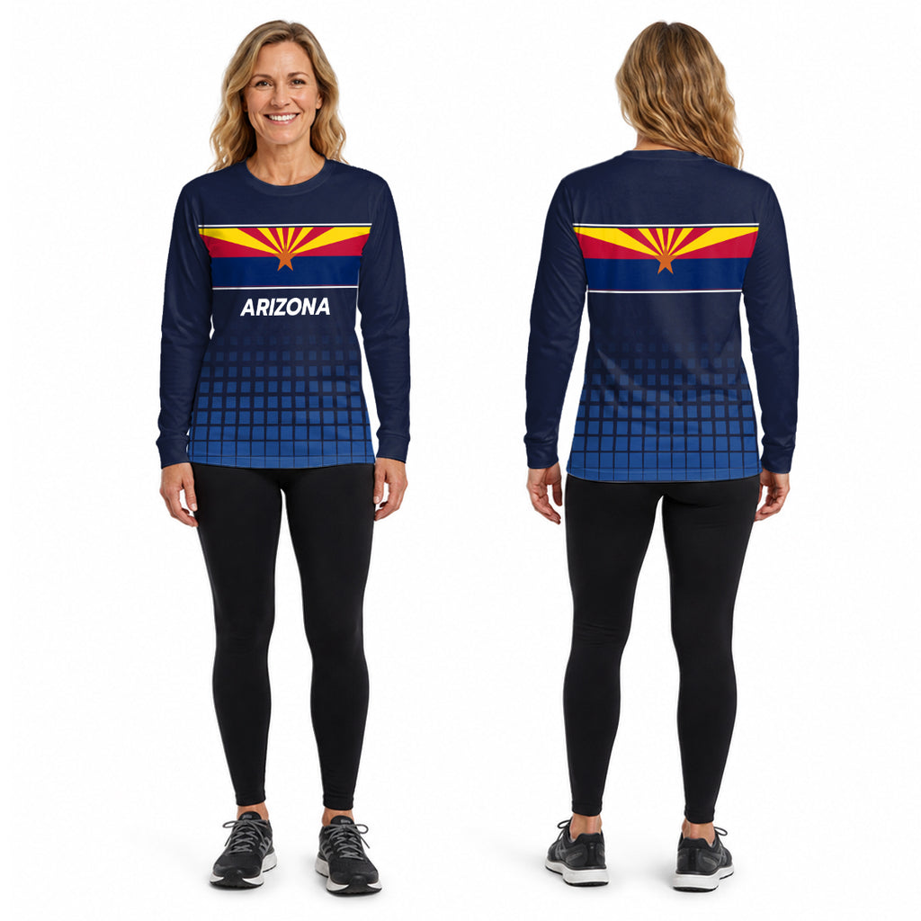 Arizona State Pride Long Sleeve Running T-Shirt