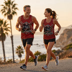 Men's Running Tank Top Firefighter Ladder Company Running Singlet