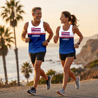 Patriotic Tech Running Tank Top - Hawaii State Pride Running Singlet