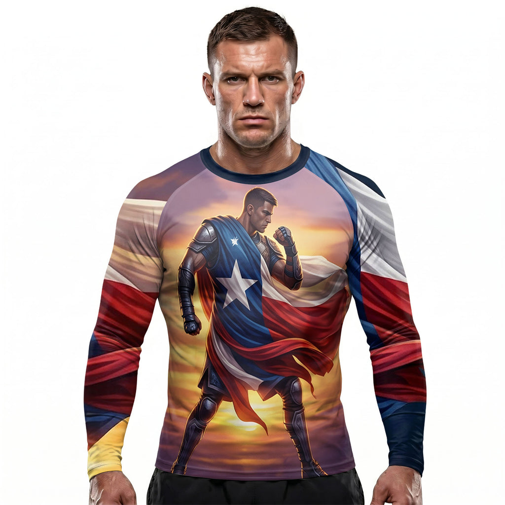 Lone Star Warrior BJJ Rash Guard