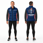 Torch of Freedom Sleeveless Running Puffer Jacket