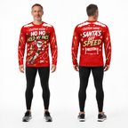 Custom Name Ho Ho Hold My Pace Running Long Sleeve Shirt