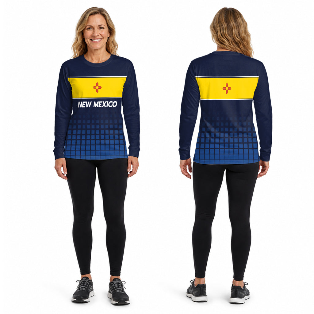 New Mexico State Pride Long Sleeve Running T-Shirt